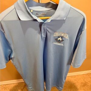 Under Armour Columbia University Polo Shirt Men’s Large | HeatGear Performance